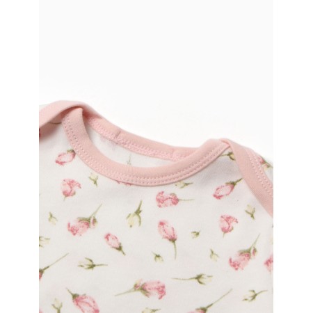 Body baby with long sleeve, white color, height 74 cm-1