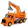 Excavator "Profi" Inertial color orange, light and sound effects