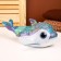 Soft toy "Dolphin", 23 cm, blue color