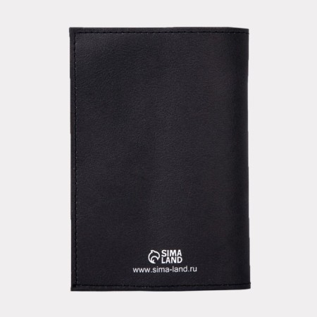 Cover for passport, black color-1