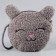 Children's soft "Bunny" Bag, 15*13 cm, gray color