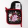 Kitchen "Flowers" mittens-output 20x28cm, 19x19cm wax, 100% HL