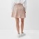 Women's skirt in Minaku fold: casual collection color pink cage, pr 44