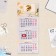 Calendar quarterly mini-CRIOO Office Style 2025, 19 x 46 cm