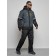 Male winter ski costume, size 54, dark gray color