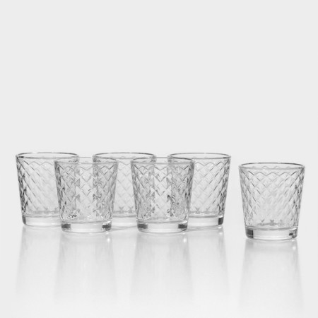 Set of glass piles "Crystal", 50 ml, 6 pcs