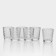 Set of glass piles "Crystal", 50 ml, 6 pcs