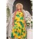 Sarafan female, size 54, yellow color