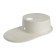 Curler for a kitchen made of stone Zein 11/G31, 720 x 455 mm, oval, overflow, white color