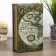 Safe-book wood "Map of discoverers" 21x13x5 cm