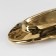 Ceramic serving dish "Golden Leaf", 26 × 10 cm, gold color