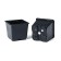 Pot for seedlings, 520 ml, d = 9 cm, h = 8 cm, black, Greengo