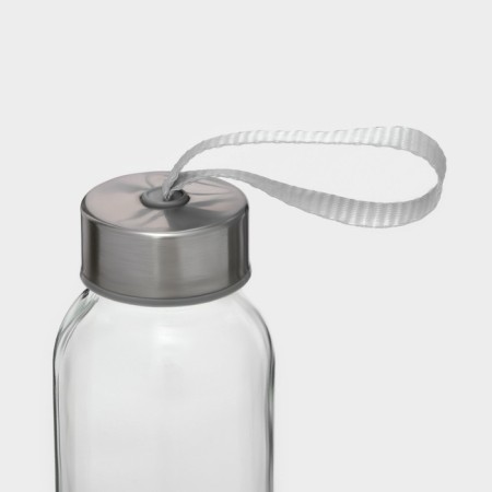 A glass bottle in a case "Africa", 300 ml, h = 17 cm, Mix color-3