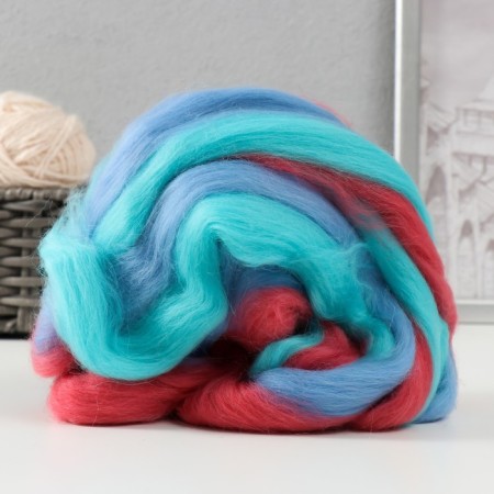 Fasting wool 100% semi -toned wool 50 g melange (24 - 423)