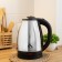 Electric kettle Luazon LSK-1805, metal, 1.8 l, 1500 watts, silver