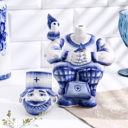 Sailor "Aibolit", 1 l, 21 cm, gzhel-4