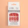 Lighting nails "Shine", 12 pcs, with sparkles, with adhesive plates, shape soft square, red