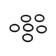 Sealing Ring "STM" SRSRCF16-06, D = 16 mm, for compressive fittings, rubber, 6 pcs.