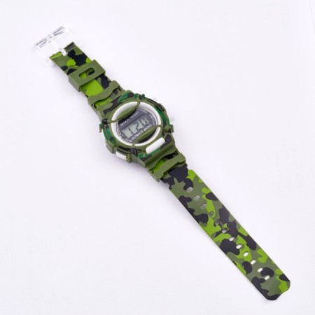 Watch of Banding Electronic Camouflage, D-4 cm, silicone strap-2