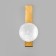 Wall lamp with a laxor, 9W, G9, 12x14.5x26 cm