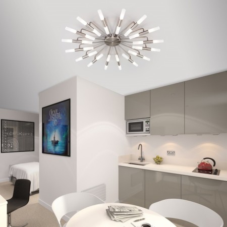 Smart ceiling lamp Bastone, 3W, G4, 85x85x8.8 cm-2