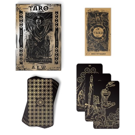 Tarot "Classic" gold, 78 cards (6x11 cm), 16+-3
