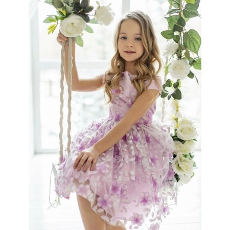Dress "Alina", height 98 cm, pink color-1