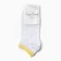 Women's socks, white/yellow color, size 35-38