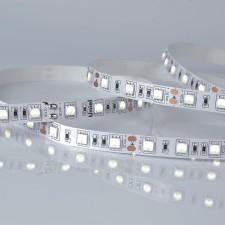 Светодиодная лента на самоклеящейся основе Uniel, IP20, 5 м, 5050, 60 LED/м, 14,4 Вт/м, 12 В, 6500К, свечение дневное белое