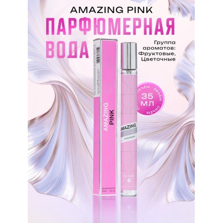 Perfume Water Women's Amazing Pink, 35 ml