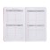 Notebook for girls 130 x 210 mm, 56 sheets in the Blueberry line, covered cardboard, Soft-Touch lamination, selective UV-lace