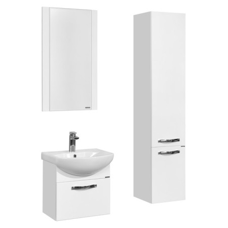 Tumbling under the Aquaton sink Arya 50 Suspended white 1A140301AA010-3