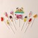 Set for decoration "Sweet Party", set of 10 pcs.