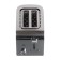 Toster BQ T2000, 850 watts, 7 fry modes, 2 toasts, defrosting, black-silver