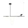 Suspension "Kylie", size 120x140 cm, 40W+GU10, 10W, LED, 4000K