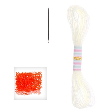 Set for creating a toy made of felt "Fox"-4