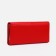 Women's wallet on magnets, red color
