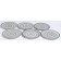 Elrington plates “Airgraph. Graphite breeze ", 19 cm, 6 pcs
