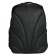 School backpack, 38 x 28 x 18 cm, Grizzly, ergonomic back, laptop department, black