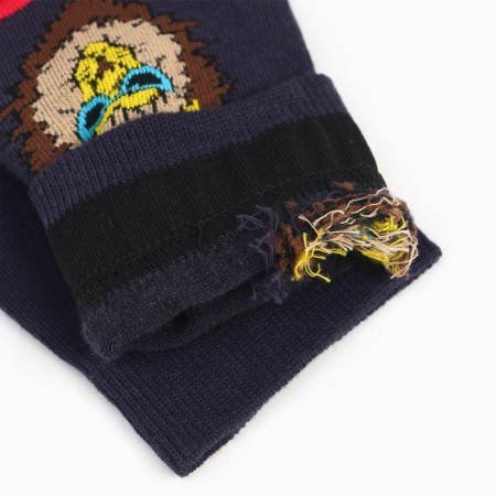 Set of male socks (2 pairs), blue/black color, size 42-43-4