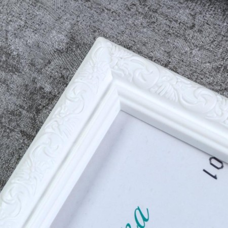 Photo frame plastic L-2 15x21 cm white (plastic screen)-4