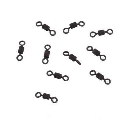 Namazu Pro Rolling Ribbed Swivel, Brass, Carbon, Test-4 kg, packaging 10 pcs.-2