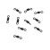 Namazu Pro Rolling Ribbed Swivel, Brass, Carbon, Test-4 kg, packaging 10 pcs.