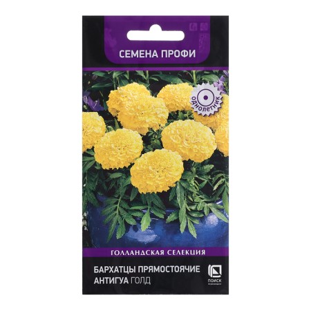 Flower seeds marigolds erect "Antigua Gold", 15pcs