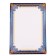 Classic certificate without inscription, blue, 157 gr/sq.m