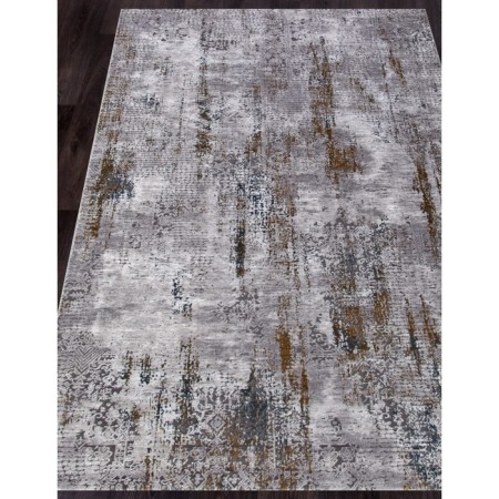 Rectangular carpet Karmen Hali Quantum, size 78x150 cm, color Grey/Grey-1
