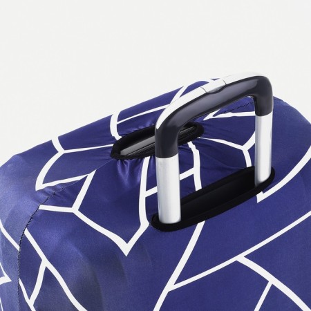 Case for suitcase 28 "Textura, blue color-2
