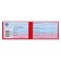 Certificate of 100 x 65 mm, calligrata, hard cover, boumvinyl, red color