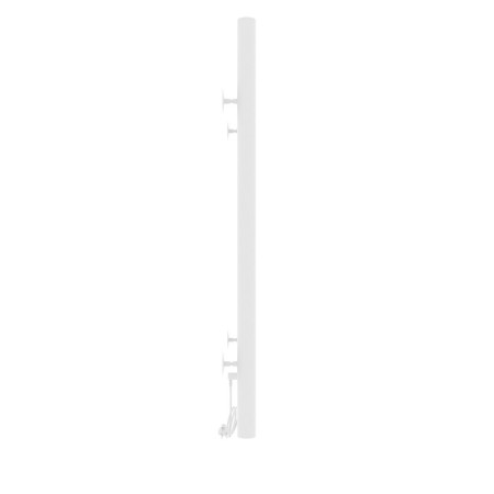 Two electric heated towers Laris lavender Cheka, 300x700 mm, 8 crossbars, right, white-12