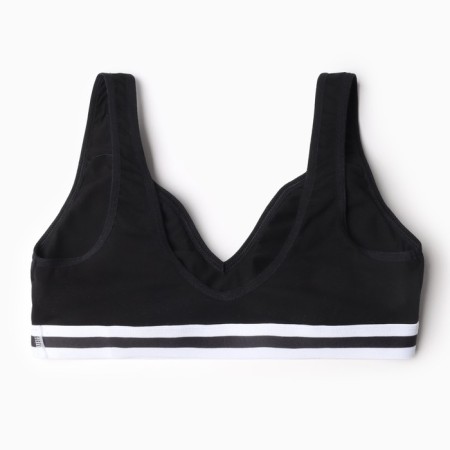 Feminine bustier, black color, size 46 (m)-5